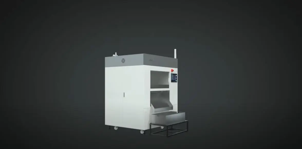La impresora UnionTech D800 DLP 3 cuenta con una potente pala automática